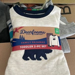 Dear foams family pajamas toddler 2-pc set
